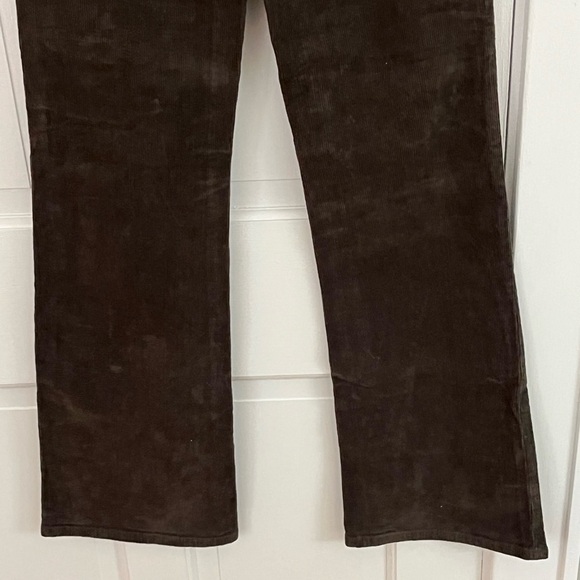 ROLLA'S Dusters Bootcut Espresso Corduroy Pants Size 25 High Rise Slim Boot New - Picture 10 of 16